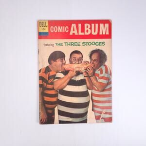 Comic Album Featuring The Three Stooges Dell Comics Comic Book